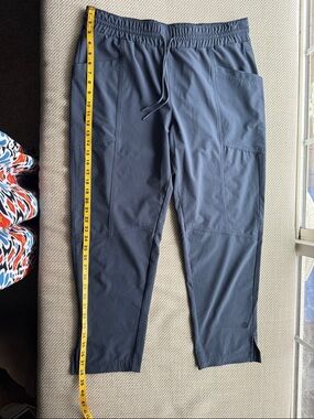 Women Drawstring Active Pants - Slate Blue